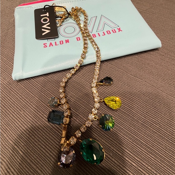 Tova Necklace with Multicolor Gemstones - Picture 6 of 6